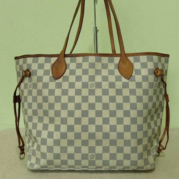Authentic Louis Vuitton Damier Azur Neverfull - Picture 1 of 11